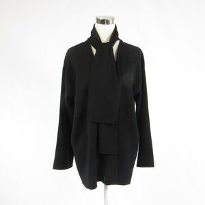 Chiara Marconi black scarf sweater LP